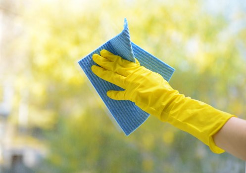 Cleaner preparing a Chelsea home for a one-off domestic cleaning service